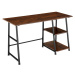 tectake 404696 psací stůl paisley 120x50x73,5cm - Industriální dřevo tmavé, rustikální - Industr