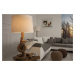 Estila Designová stylová stolní lampa Marinero 85cm přírodní krémová