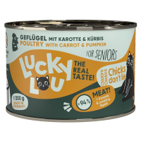 Lucky Lou Lifestage Senior drůbež 24 × 200 g