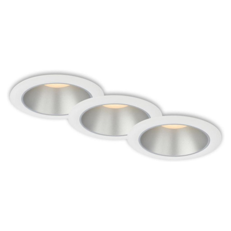 Briloner Briloner 7041-036 - SADA 3x LED Koupelnové podh. svítidlo LED/4,9W/230V bílá