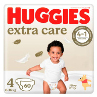 HUGGIES®Extra care Plenky jednorázové 4 (8-14 kg) 60 ks