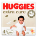 HUGGIES®Extra care Plenky jednorázové 4 (8-14 kg) 60 ks