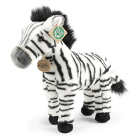 RAPPA - Plyšová zebra stojící 30 cm ECO-FRIENDLY