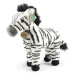 RAPPA - Plyšová zebra stojící 30 cm ECO-FRIENDLY