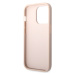 Zadní kryt Guess PU 4G Metal Logo pro Apple iPhone 15 Pro, růžová