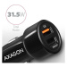 AXAGON PWCQC5 QUICK a SMART nabíječka do auta 2x port QC3.0/AFC/FCP + 5V2.6A 31.5W