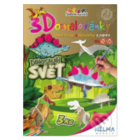 3D omalovánky Dinosauří svět (Omalovánky a Skládačky z papíru) - kniha z kategorie Omalovánky