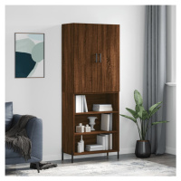 vidaXL Skříň highboard hnědý dub 69,5 x 34 x 180 cm kompozitní dřevo