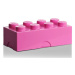 Lego® svačinový box růžový