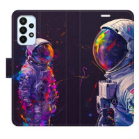 iSaprio Flip pouzdro Neon Astronaut 02 pro Samsung Galaxy A23 / A23 5G