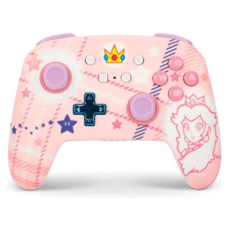 PowerA Enhanced bezdrátový herní ovladač pro Nintendo Switch (OLED, Switch, Lite) Princess Peach