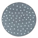 Dětský koberec Puntík šedý kruh