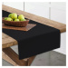 Ubrus - běhoun na stůl MANUEL barva 34 černá více rozměrů Mybesthome Rozměr: 40x180 cm