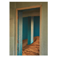 Paper Collective designové moderní obrazy Sand Village III (120 x 168 cm)