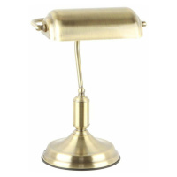 ZUMALINE A2048-GLD ROMA stolní pracovní lampa staromosaz