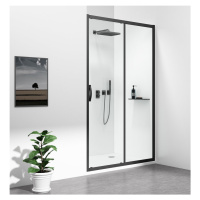 SIGMA SIMPLY BLACK sprchové dveře posuvné 1100 mm, čiré sklo GS1111B