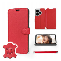 Pouzdro Mobiwear pro Realme Gt 6 Red Leather