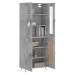 vidaXL Skříň highboard betonově šedá 69,5x34x180 cm kompozitní dřevo