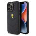 Kryt Ferrari FEHCP15XRDUK iPhone 15 Pro Max 6.7" black hardcase Quilted Metal Logo (FEHCP15XRDUK