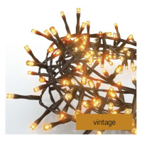 LED vánoční řetěz – ježek, 12 m, venkovní i vnitřní, vintage, časovač