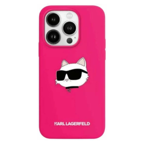 Kryt Karl Lagerfeld KLHMP15SSCHPPLF iPhone 15 6.1" fuschia hardcase Silicone Choupette Head MagS