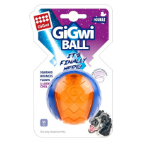 GiGwi Ball míček M transparent. modro/oranž.