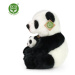 Plyšová panda s mládětem 27 cm ECO-FRIENDLY