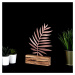 Hanah Home Kovová dekorace Palm Leaf 27 cm bronzová