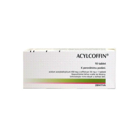 ACYLCOFFIN 450MG/50MG neobalené tablety 10 Zentiva