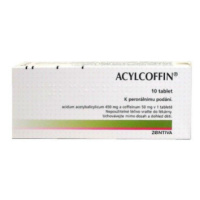 ACYLCOFFIN 450MG/50MG neobalené tablety 10