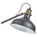 EMOS Stolní lampa HARRY na žárovku E27, tmavě šedá Z7611