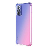 TopQ Xiaomi Redmi Note 10 Pro silikon Shock duhový modro-růžový 58909