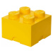 LEGO® Úložný box 25 x 25 x 18 cm Žlutý