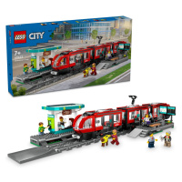 Lego® city 60423 tramvaj a zastávka v centru města