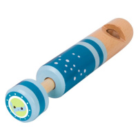 Classic WORLD Dřevěná píšťalka pro děti - vesmír barva: Modrá