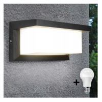 LED Venkovní svítidlo s žárovkou se senzorem soumraku NEELY 1xE27/9W/230V IP54