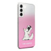 Karl Lagerfeld KLHCS22MCFNRCPI hard silikonové pouzdro Samsung Galaxy S22 PLUS 5G pink Choupette