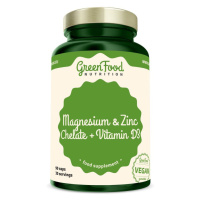 GreenFood Nutrition Magnesium & Zinc Chelate + Vitamin D3 90 kapslí