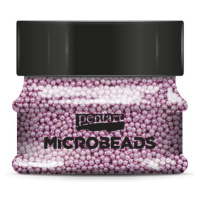 Pentart Korálky skleněné MICROBEADS PENTART 40 g RŮŽOVÁ