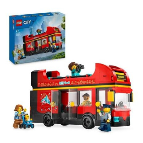 Lego 60407 Červený dvoupodlažní vyhlídkový autobus