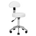 Kosmetická židle s opěradlem Barva: bílá