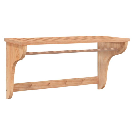 vidaXL Police na ručníky 60 x 30 x 35 cm masivní ořechové dřevo