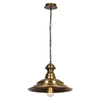 Závěsné svítidlo v bronzové barvě s kovovým stínidlem ø 39 cm Sivani – Opviq lights