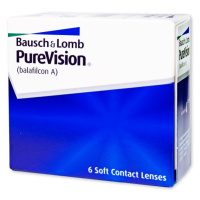 Bausch & Lomb PureVision měsíční kontaktní čočky -6,00 6 čoček
