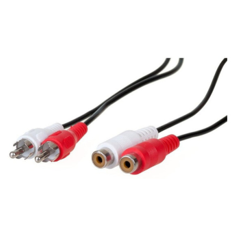 Audio kabel AQ OK025Y 2x RCA (m)/2x RCA (f), 2,5m AQ Vision