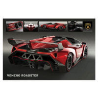 Plakát, Obraz - Lamborghini Veneno Roadster, 91.5 × 61 cm