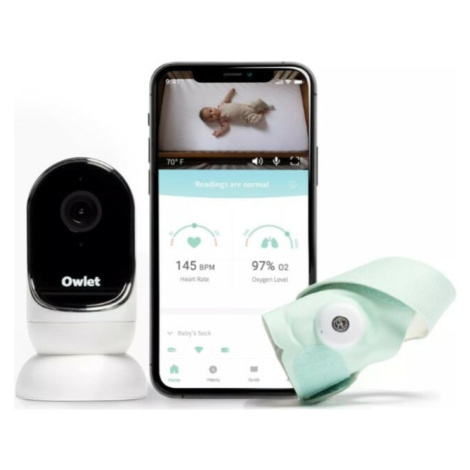 OWLET Ponožka inteligentní Owlet Smart Sock 3 a Kamera Owlet Cam 2 - světle zelená