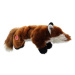 DOG FANTASY hračka plush pískací liška černé tlapky 45 cm