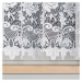Dekorační krátká záclona na žabky DEMETRIA LINE 160 bílá 300x160 cm MyBestHome