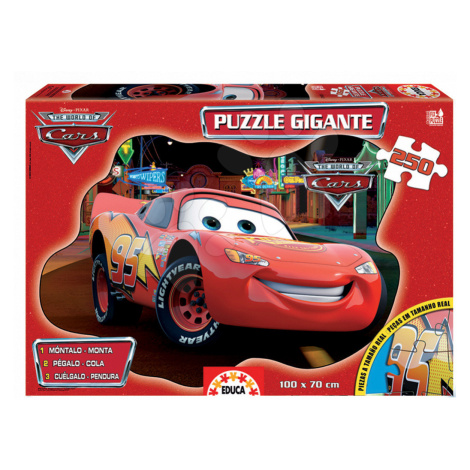 Dětské puzzle Giant Auta Educa 250 dílů 13842 barevné